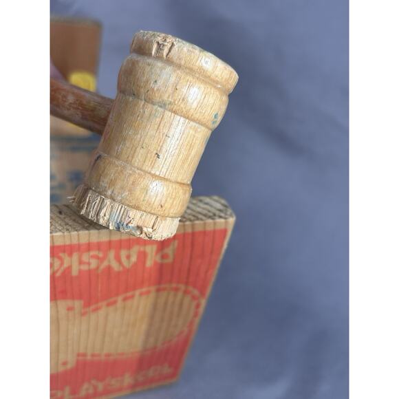 Vintage Playskool Cobblers Bench w/ Mallet - Picture 5 of 6